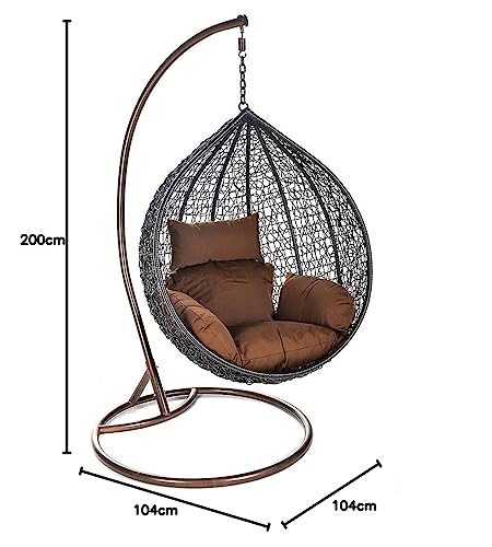 Home Deluxe – Polyrattan Hängesessel - 10