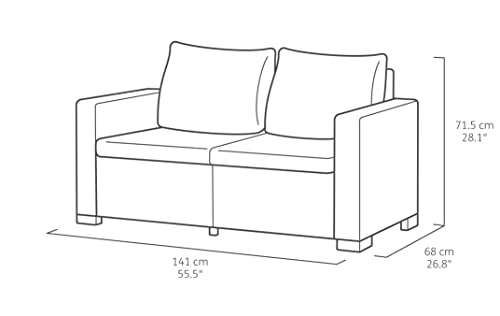 Allibert Lounge Sofa California 2-Sitzer - 6