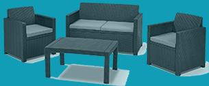 lounge sofa polyrattan