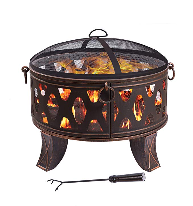 » Stahl Feuerschale 66cm